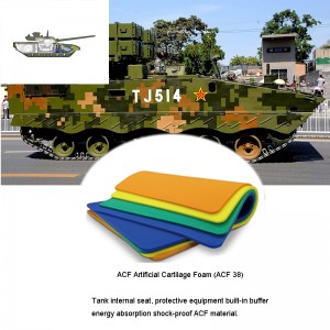 Katonai tartály légcsere Tartsa a tartályt stabil kerekes üléspárna-anyagokban Materials ACF）